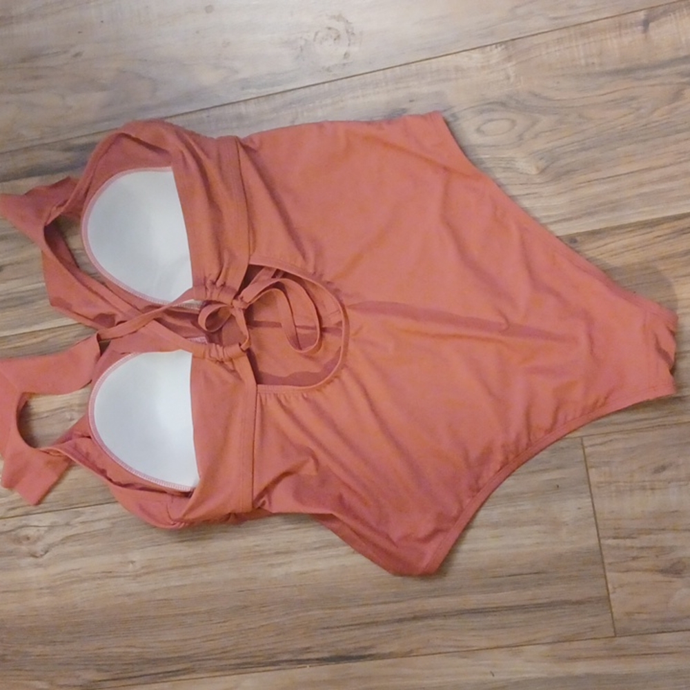 Pink Ruffle Swimsuit - Picture 3 of 3